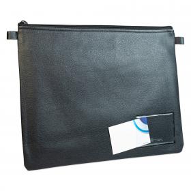 Banktasche mit Visitenkartenfach für DIN A4 Dokumente