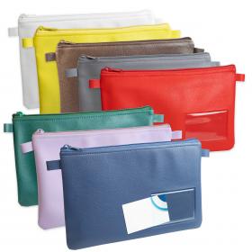 Banktasche farbig mit Fenster - effektivo