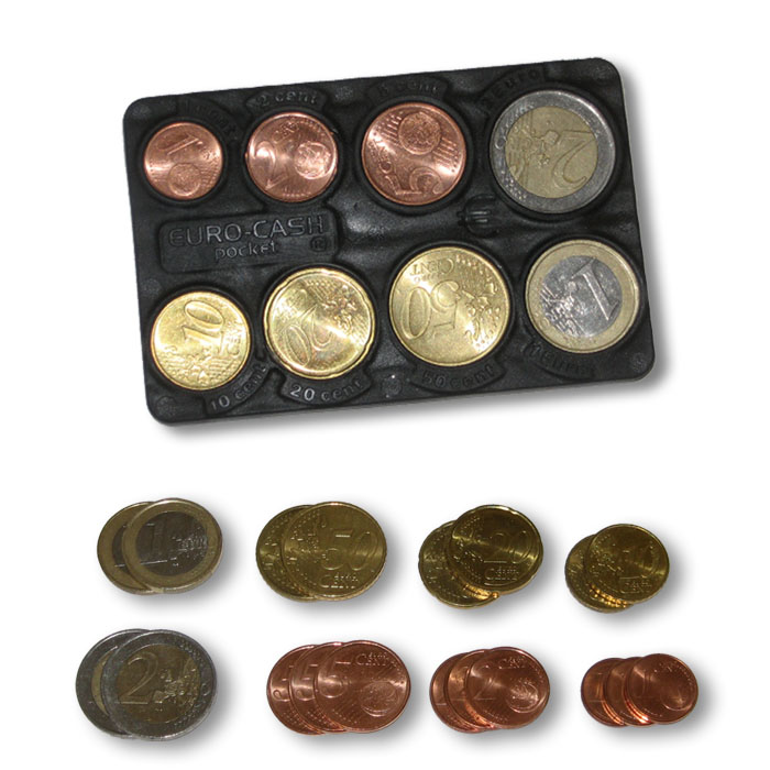 Mini-Münzspender für Euro-Münzen - effektivo