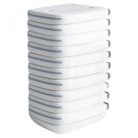 ratiotec TowerBank large Set mit 10 stapelbaren Powerbanks